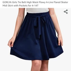 Girls A-Line Soft Skirt